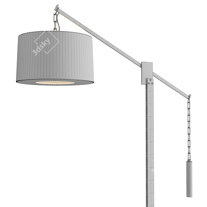 Adjustable Counterweight Floor Lamp 3D model image 5