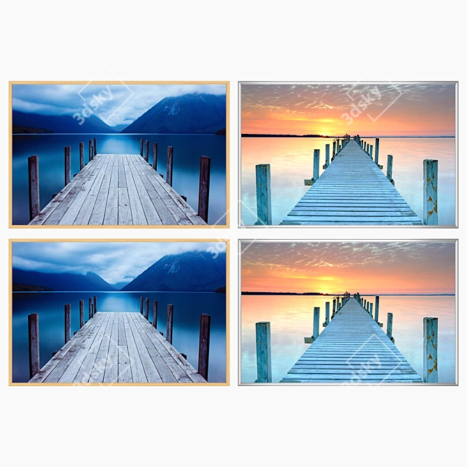 Elegant Wall Art Set 3D model image 3