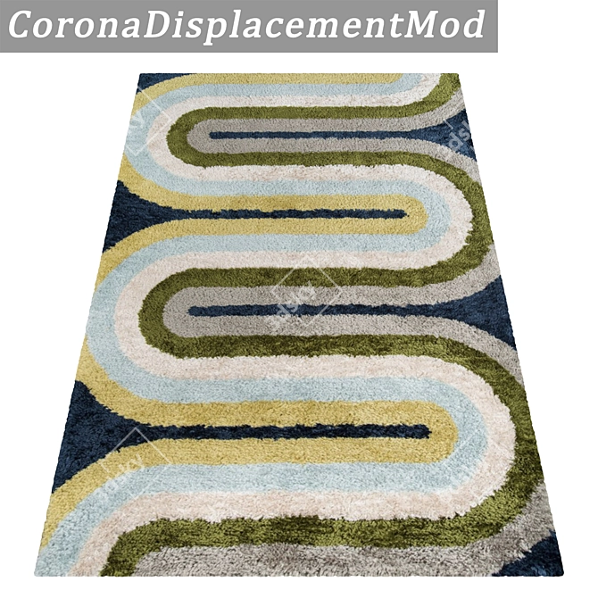 Luxury Carpet Set 3D 3D model image 4