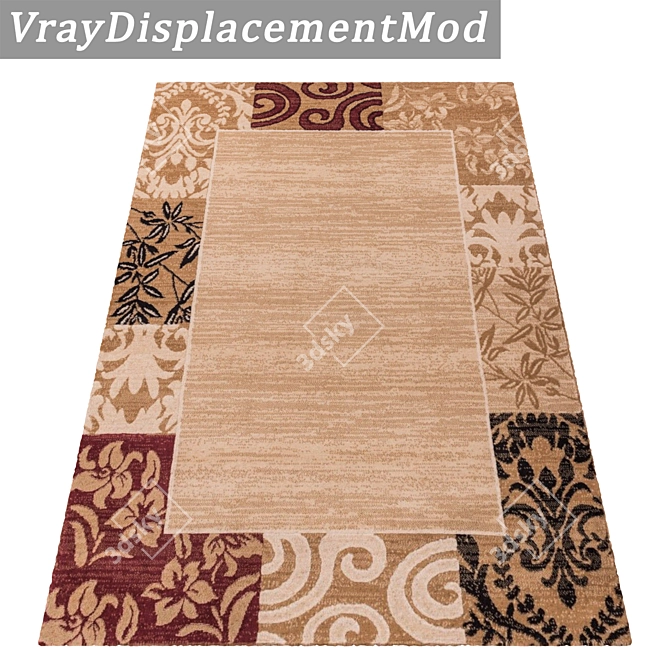 Luxury Carpet Set | High-Quality Textures & Multiple Variants 3D model image 3