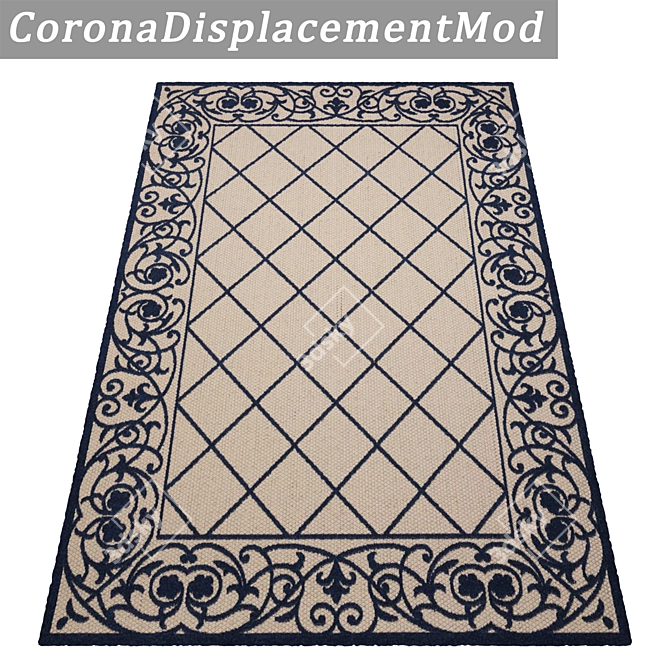 Luxury Carpet Set | High-Quality Textures & Multiple Variants 3D model image 4
