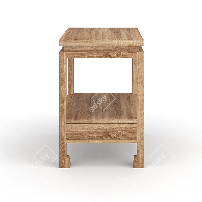 Title: Elegant Reese Side Table 3D model image 2