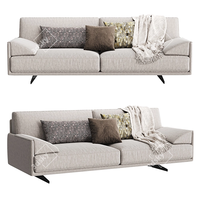 Cozy LOFT Sofa 3D model image 1