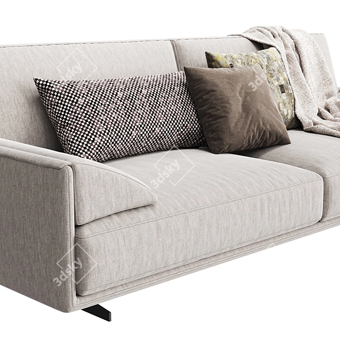 Cozy LOFT Sofa 3D model image 2