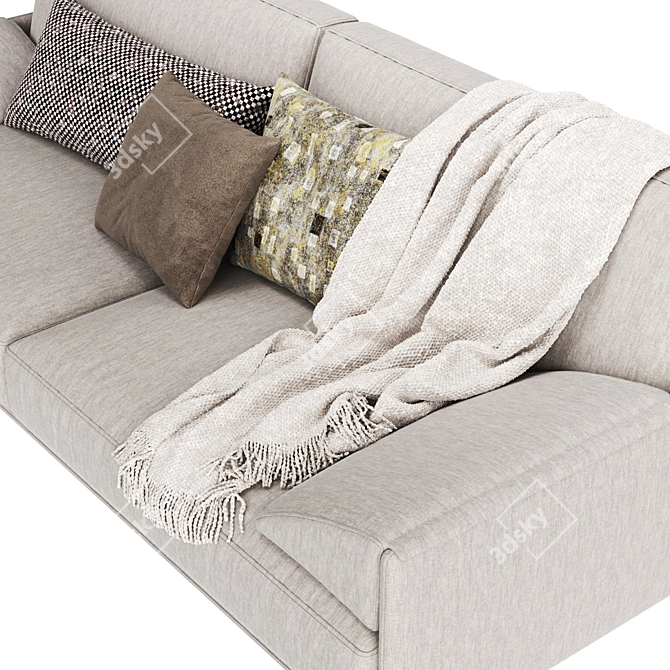 Cozy LOFT Sofa 3D model image 3