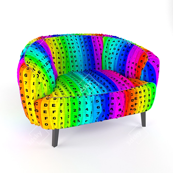 Cozy B&B Armchair 3D model image 2