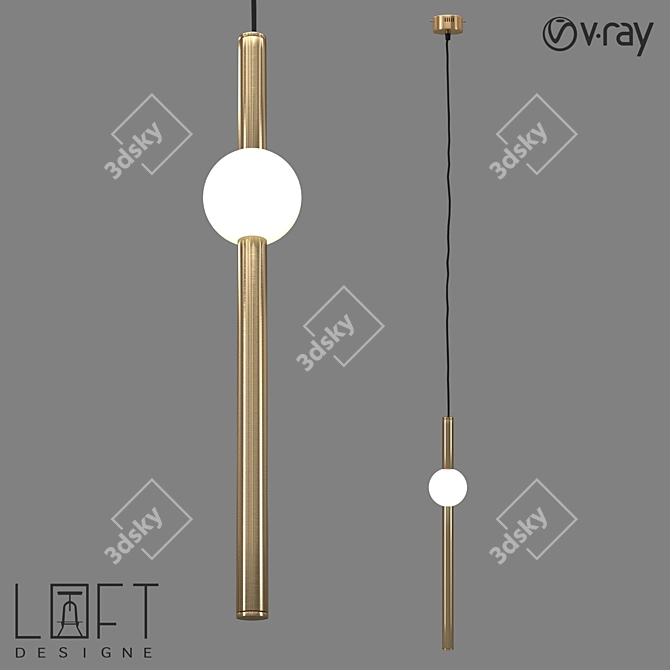 LoftDesigne 7945 Pendant Lamp 3D model image 1