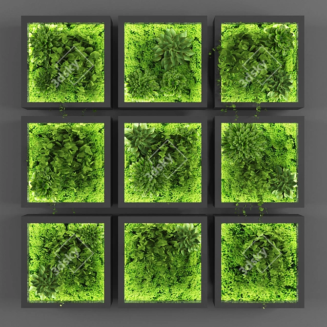 VertiGrow Vertical Garden System 3D model image 1