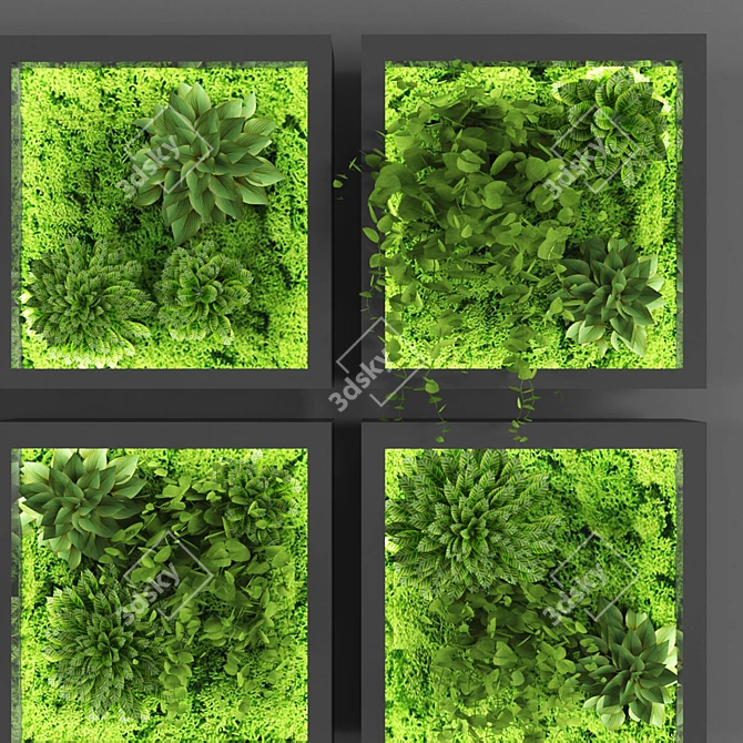 VertiGrow Vertical Garden System 3D model image 2