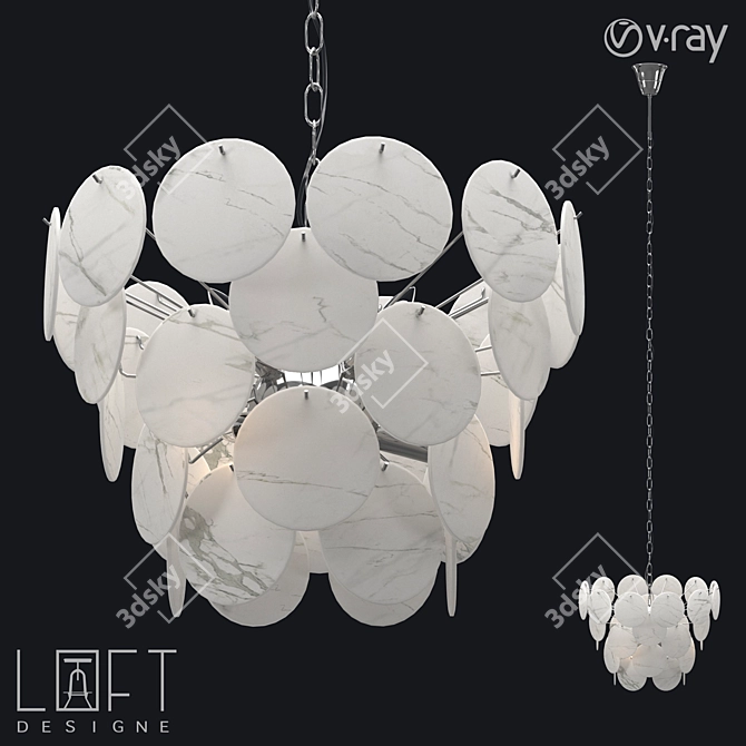 LoftDesign 9289 Pendant Lamp 3D model image 1