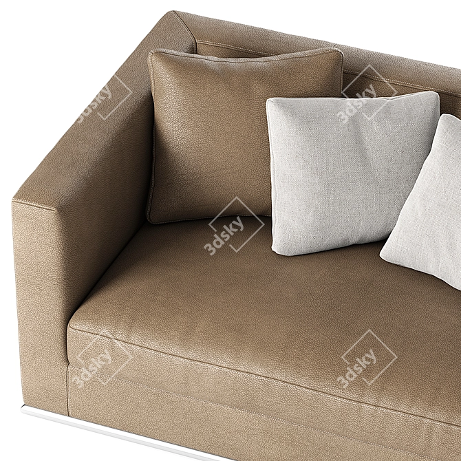 Elegant and Comfortable Bilbao Sofa 3D model image 2