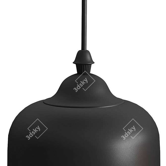 Nordic Glass Pendant Light 3D model image 4