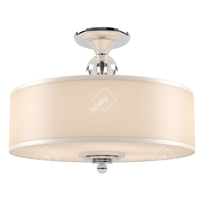 Newport Crystal Ceiling Light 3D model image 1