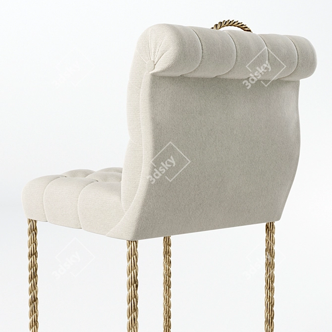 Sleek Soane Argo Bar Stool: Modern Design, Optimal Comfort. 3D model image 3