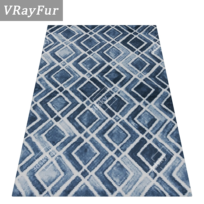 Luxury Carpet Set 3D model image 2