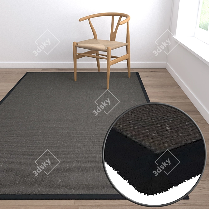 Premium Carpet Set 3D model image 5