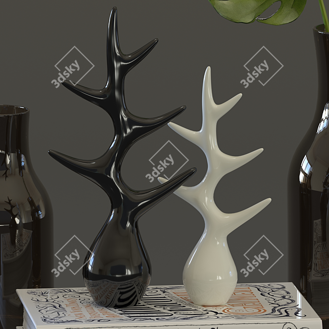 Elegant Decor Set for Vinga Home 3D model image 3