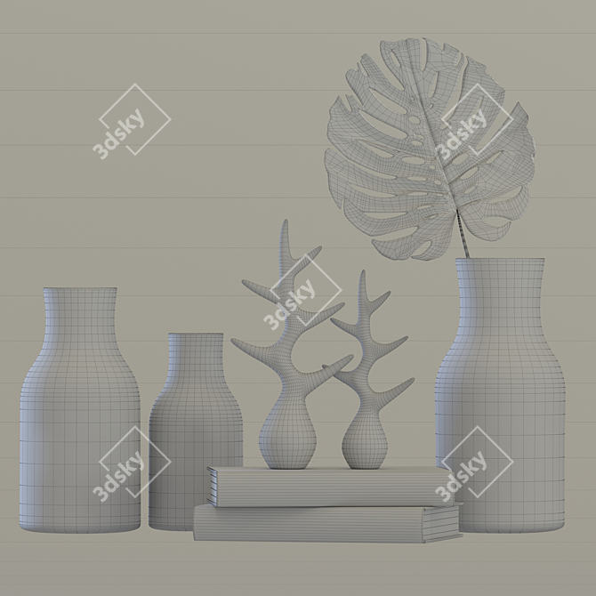 Elegant Decor Set for Vinga Home 3D model image 5