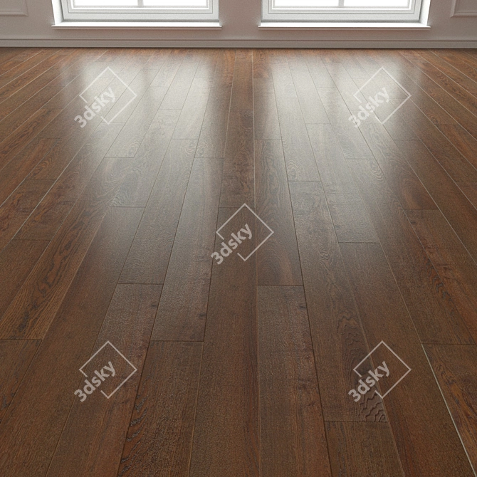 Tango Oak Java Laminate - High Resolution Parquet Flooring 3D model image 3