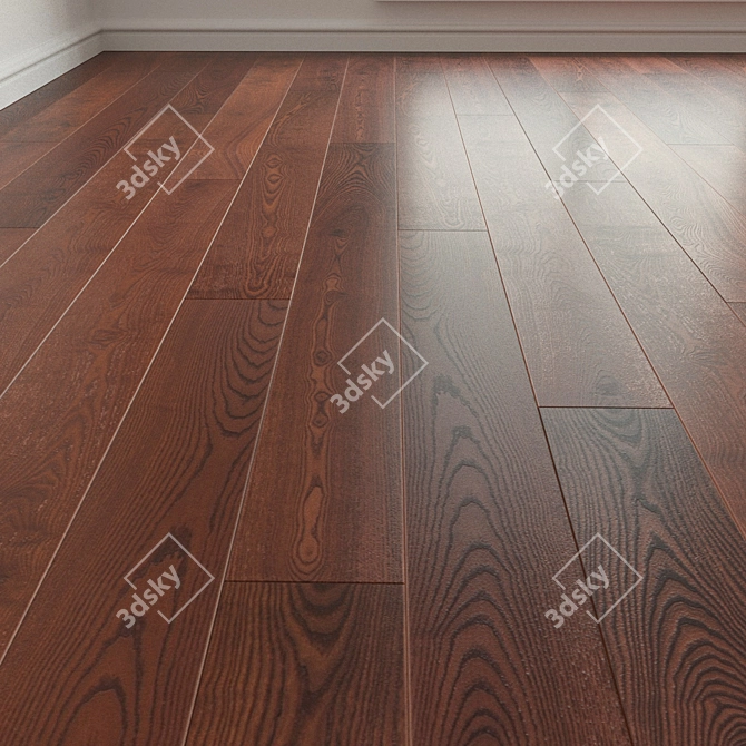 TANGO ASH COGNAC Laminate Parquet 3D model image 1