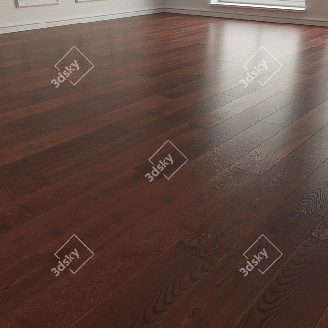 TANGO ASH COGNAC Laminate Parquet 3D model image 2