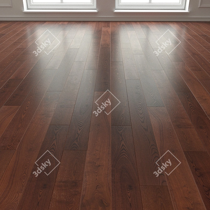 TANGO ASH COGNAC Laminate Parquet 3D model image 3