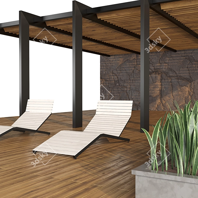 Versatile Pergola : 3D Models & Textures 3D model image 4