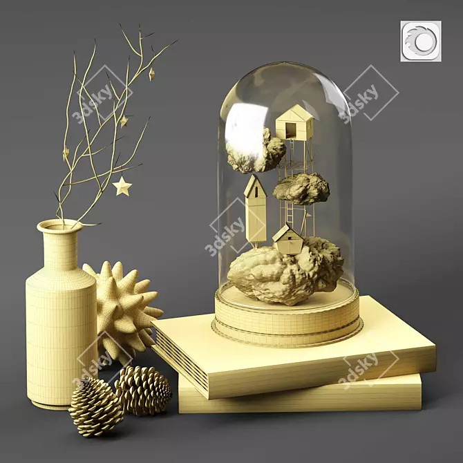 Title: Elegance in Glass 3D model image 4