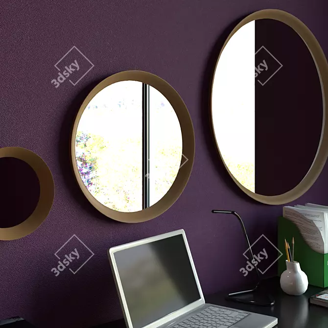 Langesund Mirror Collection - IKEA 3D model image 3