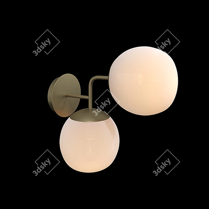 Maytoni Erich Brass Wall Lamp - Modern Collection 3D model image 1