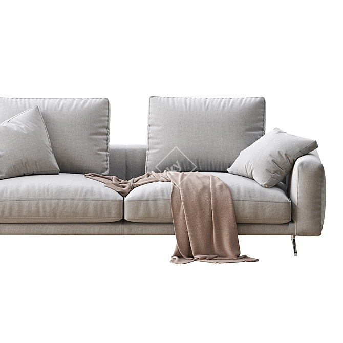Elegant Campiello Sofa: Perfect Comfort 3D model image 3