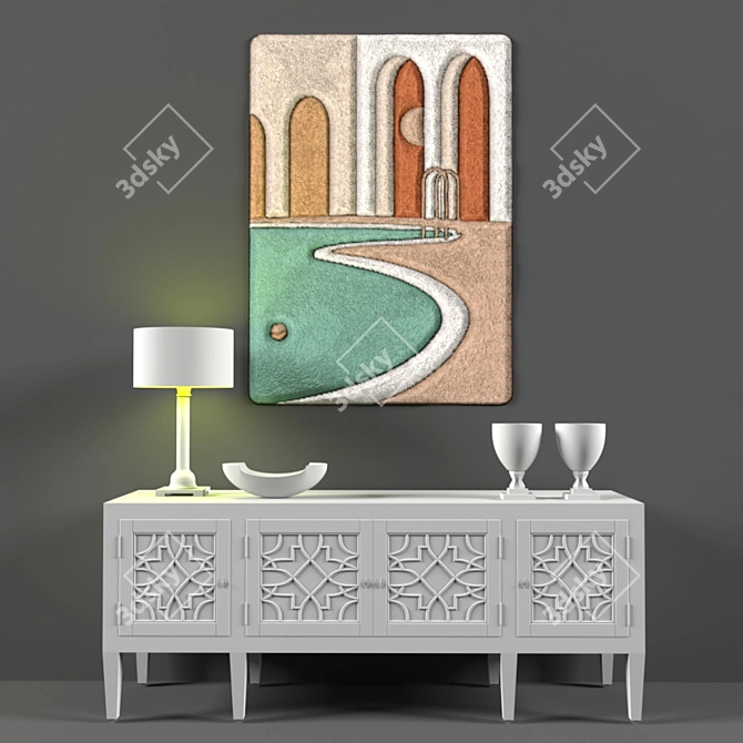 Vector Art Home Decor 3D model image 2