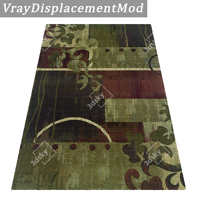 High-Quality Carpets Set 850 3D model image 3