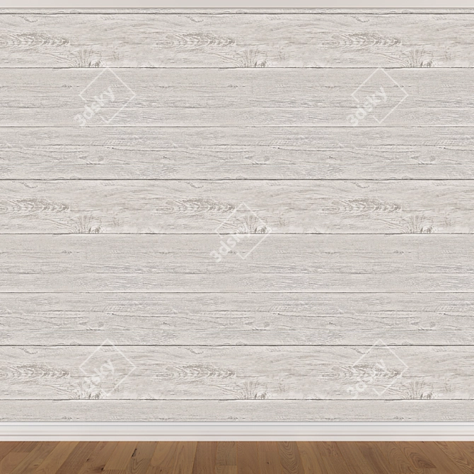 Seamless Wallpaper Set - 3 Colors 3D model image 4