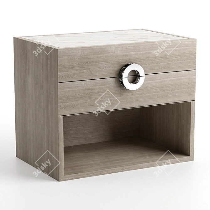 Sleek Soho Bedside Table - FFU020001AAA 3D model image 1