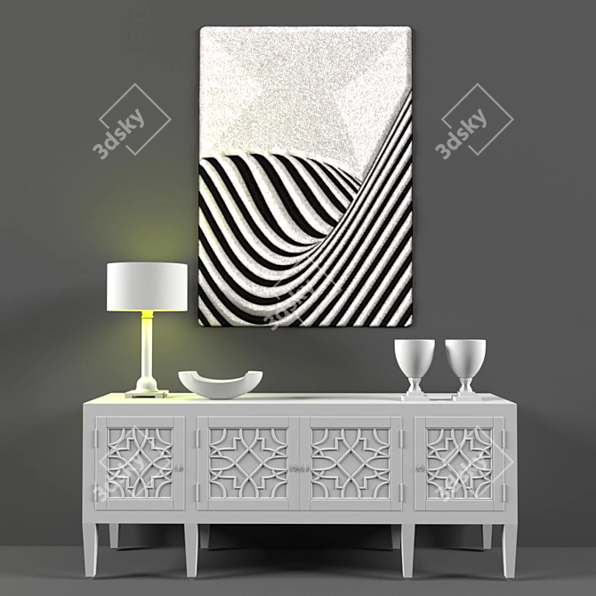 Magrezza: Vector Art Decor 3D model image 2