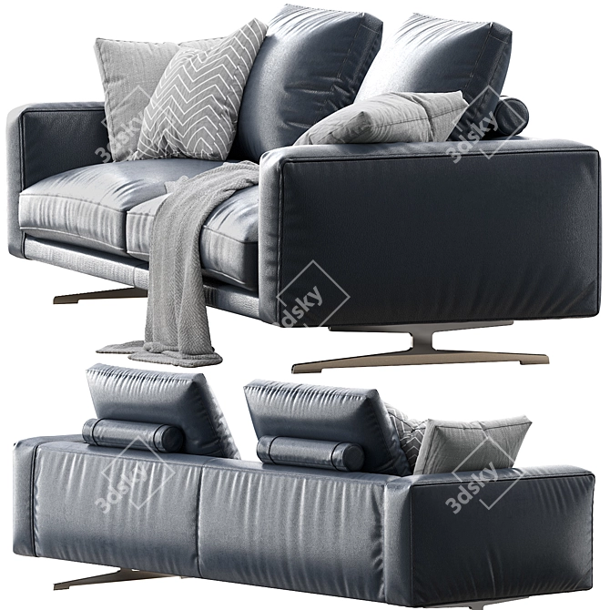 Elegant Campiello Sofa: Perfect for Stylish Comfort 3D model image 2