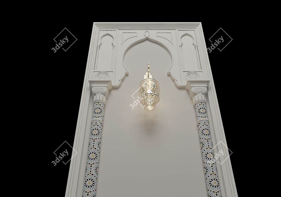 Moroccan Magic: Authentic Décor 3D model image 5