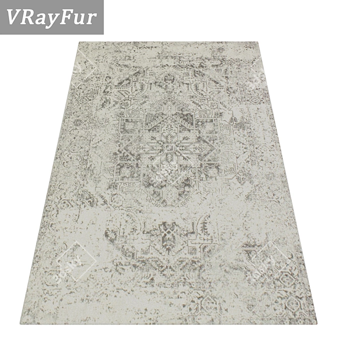 Luxury Carpet Set: High-Quality Textures, Multiple Variations 3D model image 2