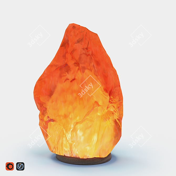 Sauna Salt Lamp 3D model image 1