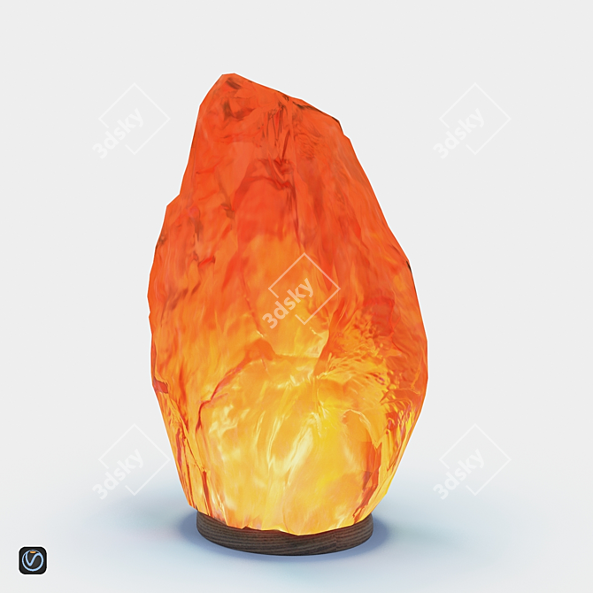 Sauna Salt Lamp 3D model image 3
