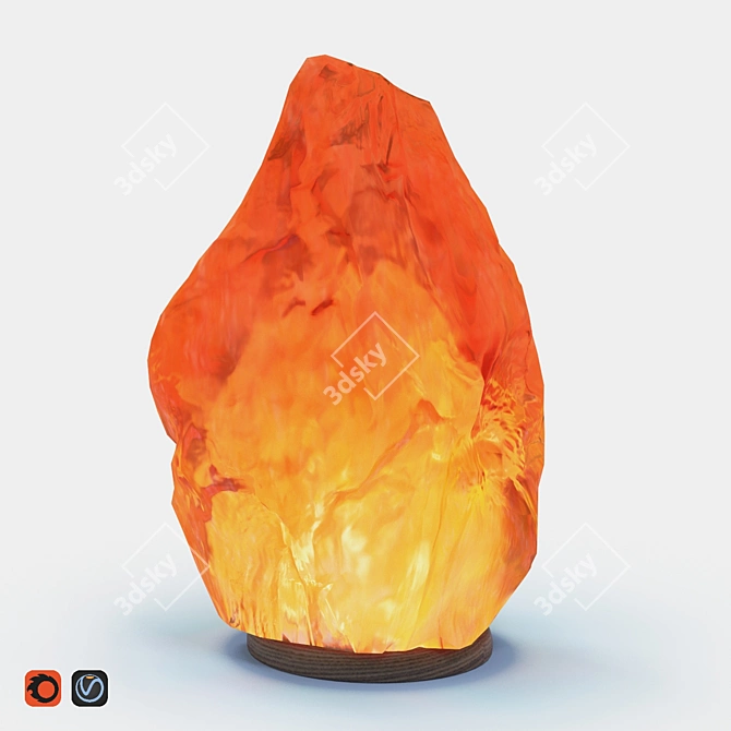 Sauna Salt Lamp 3D model image 6
