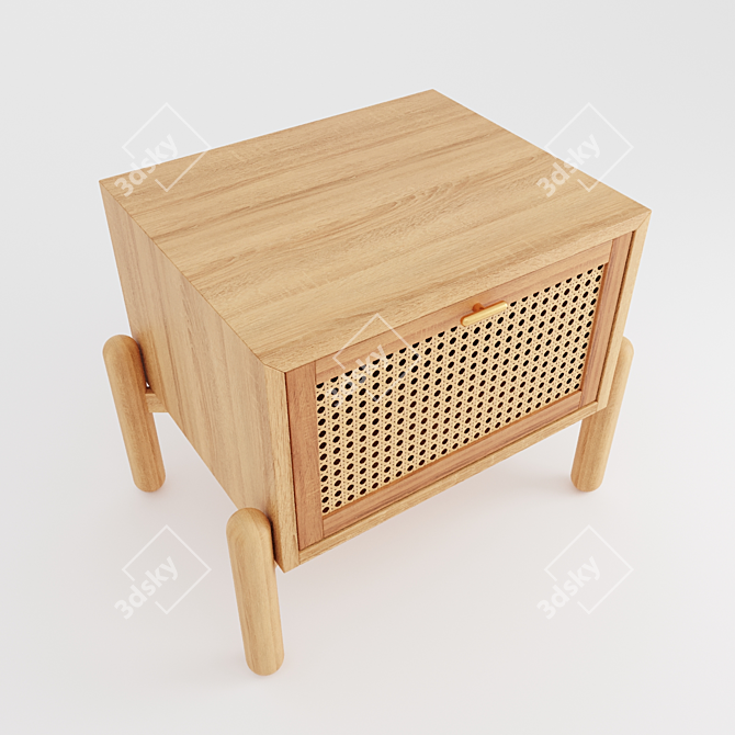 Contemporary Dumas Nightstand | Comité de Proyectos 3D model image 2