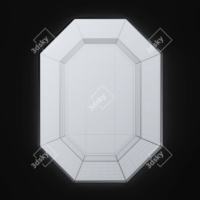 Elegant Eichholtz Mirror: Le Sereno 3D model image 2