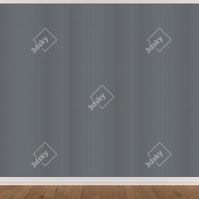 Seamless Wallpaper Set - 3 Colors 3D model image 4