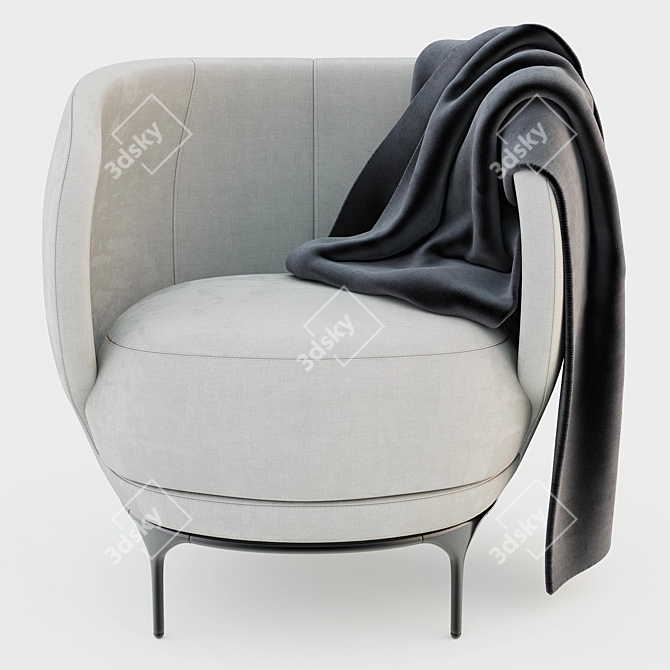 Vuelta 72 Armchair: Ultimate Designer Comfort 3D model image 1