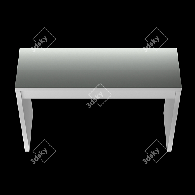 Ikea MALM Vanity Table 120x41 cm 3D model image 3