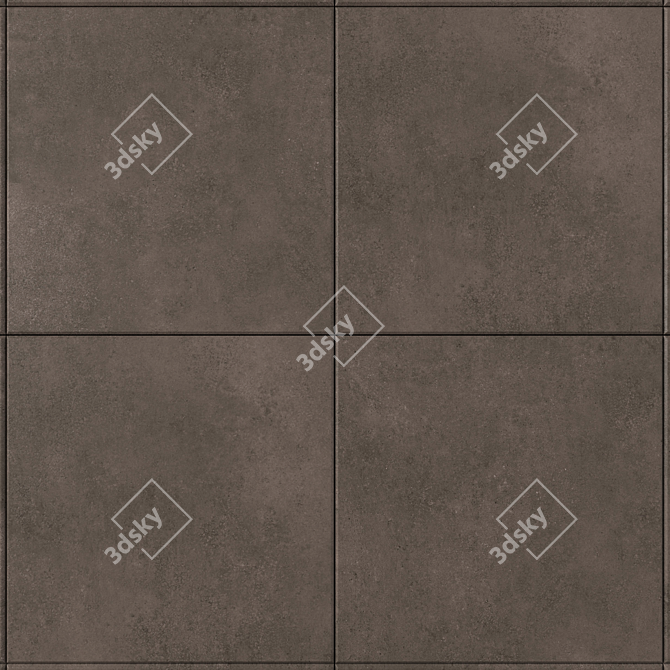 Modern Concrete Wall Tiles 3D model image 2