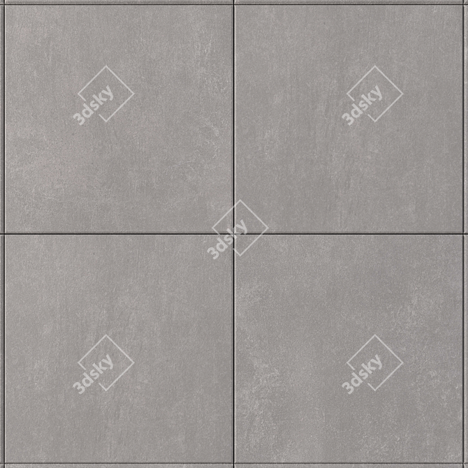 Praga Fume Concrete Wall Tiles: Modern and Versatile 3D model image 2