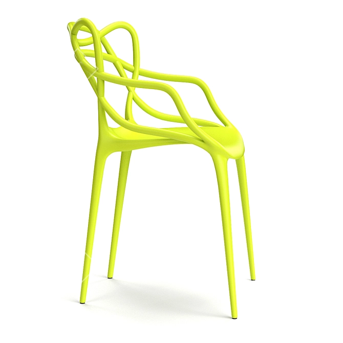 Sleek Viti Chair 3D model image 2